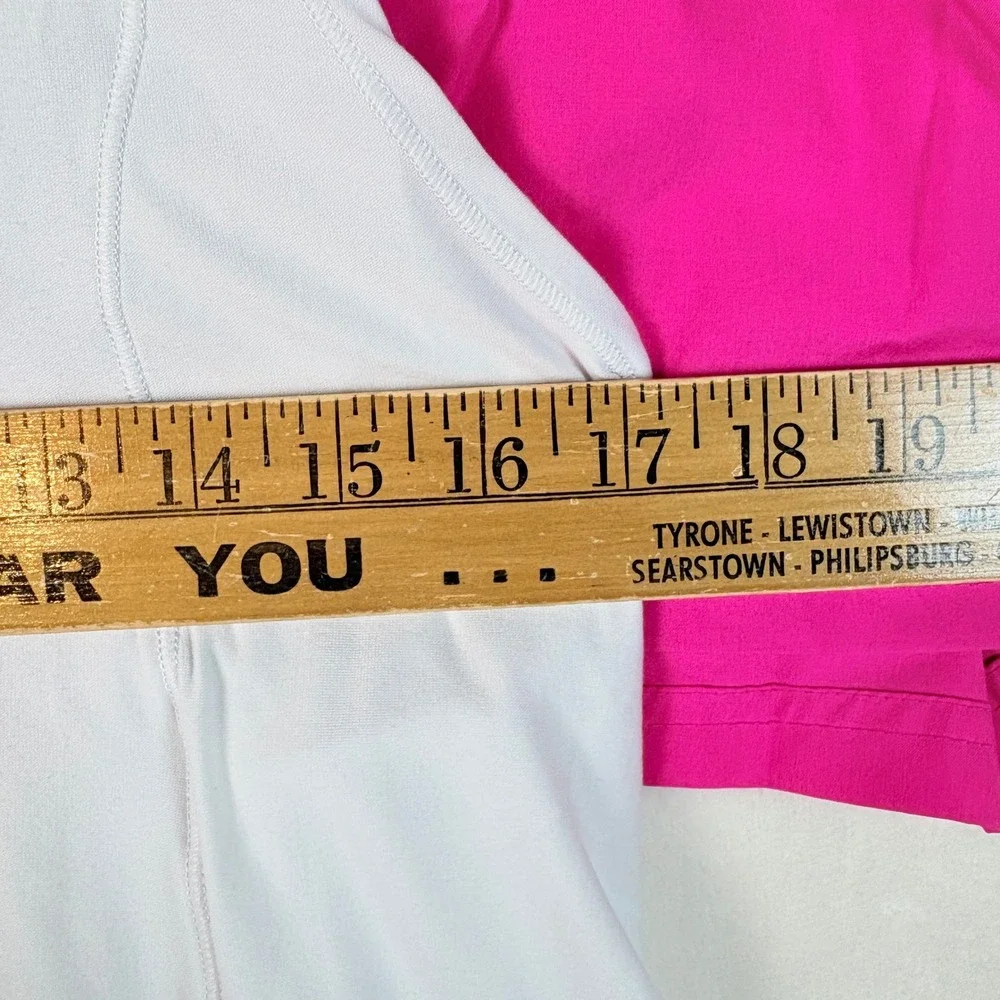 Old Navy Active Tank and Shorts Kids XL‎ 14-16 White Pink Excellent Sporty Set